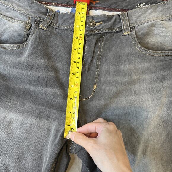 Tommy Bahama Sand Drifter Authentic Straight Jeans Men's Size 35 X 28 Gray - Picture 9 of 14